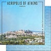 Scrapbook Customs - World Site Coordinates Collection - 12 x 12 Double Sided Paper - Greece - Acropolis of Athena