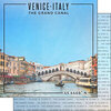 Scrapbook Customs - World Site Coordinates Collection - 12 x 12 Double Sided Paper - Italy - Venice