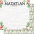 Scrapbook Customs - Vacay Collection - 12 x 12 Double Sided Paper - Mazatlan