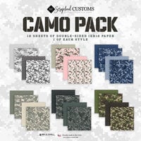 Scrapbook Customs - 12 x 12 Paper Pack - Camo