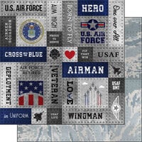 Air Force Kids, Stick Kids, scrapbook die cuts (Stamping Station)