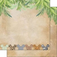 Scrapbook Customs - Magical Collection - 12 x 12 Double Sided Paper - Magical Safari