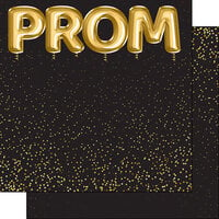 Scrapbook Customs - 12 x 12 Double Sided Paper - Prom Balloons