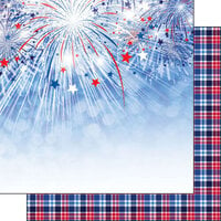 Scrapbook Customs - 12 x 12 Double Sided Paper - 4th of July 03