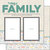 Scrapbook Customs - 12 x 12 Double Sided Paper - Family Left Quick Page