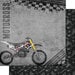 Scrapbook Customs - 12 x 12 Double Sided Paper - Motocross Grunge