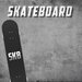 Scrapbook Customs - 12 x 12 Double Sided Paper - Skateboard Grunge