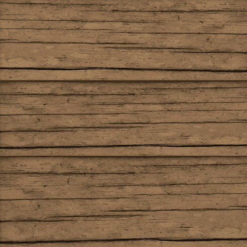 Scrapbook Customs - United States Collection - 12 x 12 Paper - Dark Brown Wood