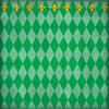 Scrapbook Customs - United States Collection - 12 x 12 Single Sided Paper - Mardi Gras Companion - Green
