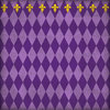 Scrapbook Customs - United States Collection - Louisiana - 12 x 12 Paper - Mardi Gras - Purple - Companion
