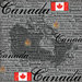 Scrapbook Customs - World Collection - Canada - 12 x 12 Paper - Scratchy