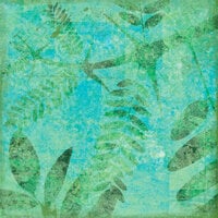 Scrapbook Customs - Travel Collection - 12 x 12 Single Sided Paper - Tropical Fern