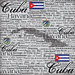 Scrapbook Customs - World Collection - Cuba - 12 x 12 Paper - Scratchy