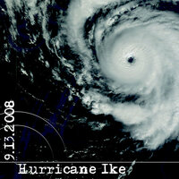 Scrapbook Customs - United States Collection - Texas - 12 x 12 Paper - Hurricane Ike