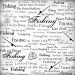 Scrapbook Customs - Sports Collection - 12 x 12 Single Sided Paper - Fishing