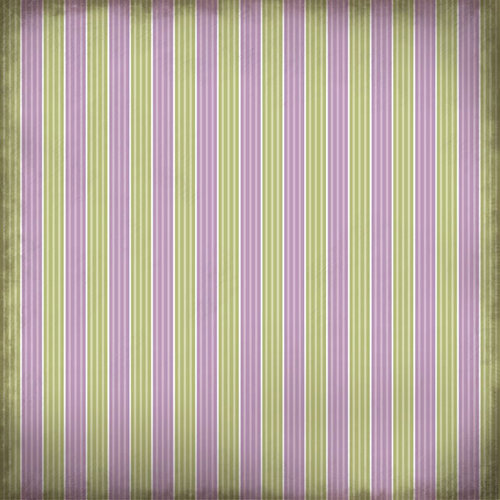 Scrapbook Customs - Religious Collection - 12 x 12 Paper - First Communion Stripe
