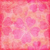 Scrapbook Customs - Travel Collection - 12 x 12 Paper - Paradise - Pink Hibiscus