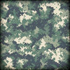 Scrapbook Customs - Military Collection - 12 x 12 Single Sided Paper - Green Camouflage