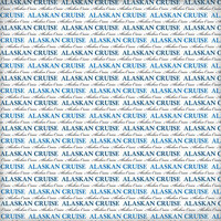 Scrapbook Customs - United States Collection - Alaska - 12 x 12 Paper - Alaskan Cruise - Pride