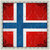 Scrapbook Customs - 12 x 12 Paper - Norway Sightseeing Flag
