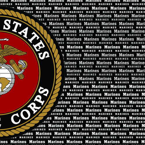 Scrapbook Customs - Military Collection - 12 x 12 Paper - Marine Values Right