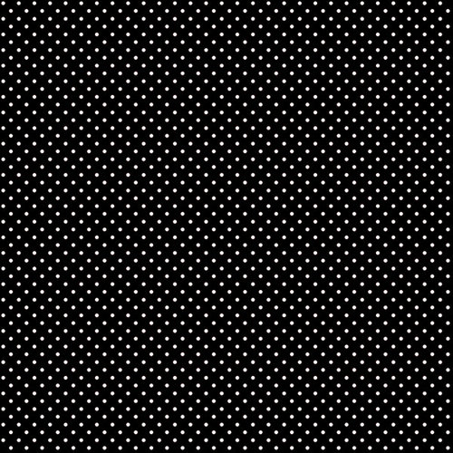 Scrapbook Customs - 12 x 12 Paper - Magical Black With Dots