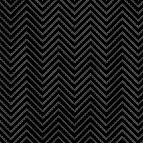 Scrapbook Customs - 12 x 12 Paper - Magical Black Chevron