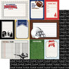 Scrapbook Customs - Sports Pride Collection - 12 x 12 Double Sided Paper - Football - Journal
