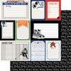 Scrapbook Customs - Sports Pride Collection - 12 x 12 Double Sided Paper - Hockey - Journal