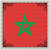 Scrapbook Customs - 12 x 12 Paper - Morocco - Sightseeing Flag