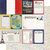 Scrapbook Customs - Travel Photo Journaling Collection - 12 x 12 Double Sided Paper - France