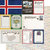 Scrapbook Customs - Travel Photo Journaling Collection - 12 x 12 Double Sided Paper - Iceland