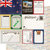 Scrapbook Customs - Travel Photo Journaling Collection - 12 x 12 Double Sided Paper - New Zealand