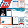 Scrapbook Customs - United States Military Collection - 12 x 12 Double Sided Paper - Coast Guard