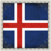 Scrapbook Customs - 12 x 12 Paper - Iceland - Sightseeing Flag