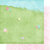 Scrapbook Customs - 12 x 12 Double Sided Paper - Easter Egg Hunt Hill Right