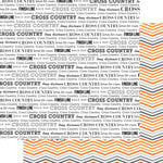 Scrapbook Customs - 12 x 12 Double Sided Paper - Cross Country