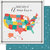 Scrapbook Customs - 12 x 12 Double Sided Paper - USA Memories Map