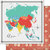 Scrapbook Customs - 12 x 12 Double Sided Paper - Asia Memories Map