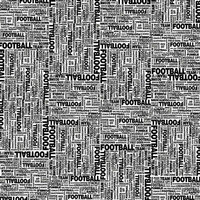 Scrapbook Customs - Sports Collection - 12 x 12 Paper - Football Word Grid