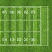 Scrapbook Customs - Sports Collection - 12 x 12 Paper - Football Field 2 - Right