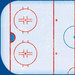 Scrapbook Customs - Sports Collection - 12 x 12 Paper - Hockey Ice - Left