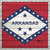 Scrapbook Customs - State Sightseeing Collection - 12 x 12 Paper - Wood Flag - Arkansas