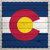 Scrapbook Customs - State Sightseeing Collection - 12 x 12 Paper - Wood Flag - Colorado
