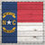 Scrapbook Customs - State Sightseeing Collection - 12 x 12 Paper - Wood Flag - North Carolina