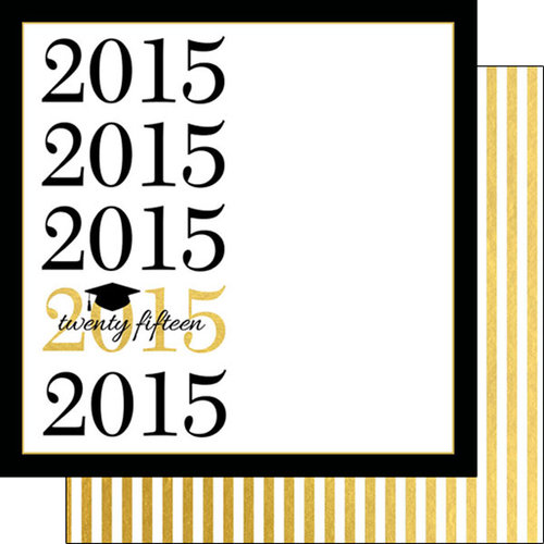 Scrapbook Customs - 12 x 12 Double Sided Paper - Capped 2015