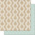 Scrapbook Customs - Burlap and Lace Collection - 12 x 12 Double Sided Paper - Stripes