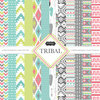 Scrapbook Customs - Tribal Collection - 12 x 12 Paper Pack