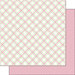 Scrapbook Customs - Valentine Collection - 12 x 12 Double Sided Paper - Plaid
