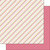 Scrapbook Customs - Valentine Collection - 12 x 12 Double Sided Paper - Side Stripe